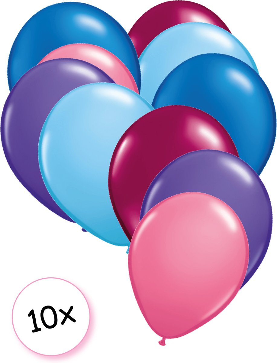 Ballonnen Zeemeermin 10 stuks 27 cm